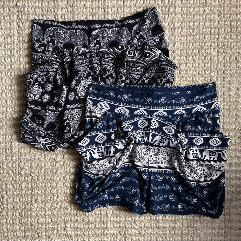 2 Pairs Knit Shorts